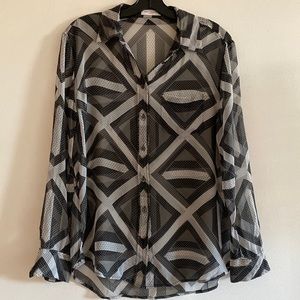 Equipment button down blouse